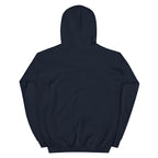 Golden Hour Feature hoodie in Navy, back, no print