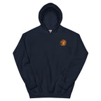 Golden Hour Lifeguard Tower hoodie in Navy, front