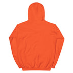 Golden Hour Feature hoodie in Orange, back, no print
