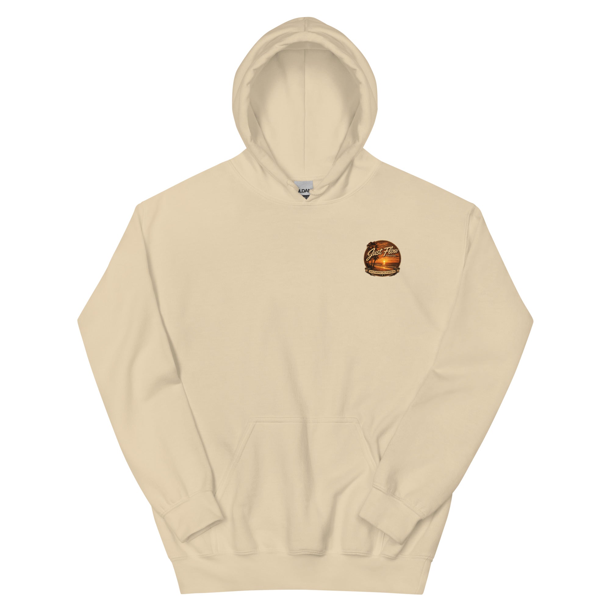Golden Hour Jet Ski hoodie in Sand, front