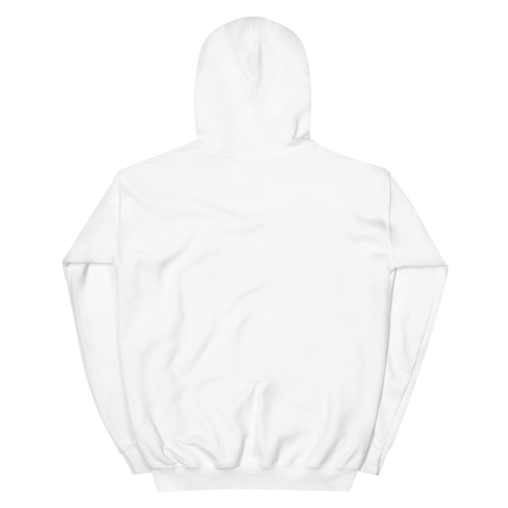 Golden Hour Feature hoodie in White, back, no print
