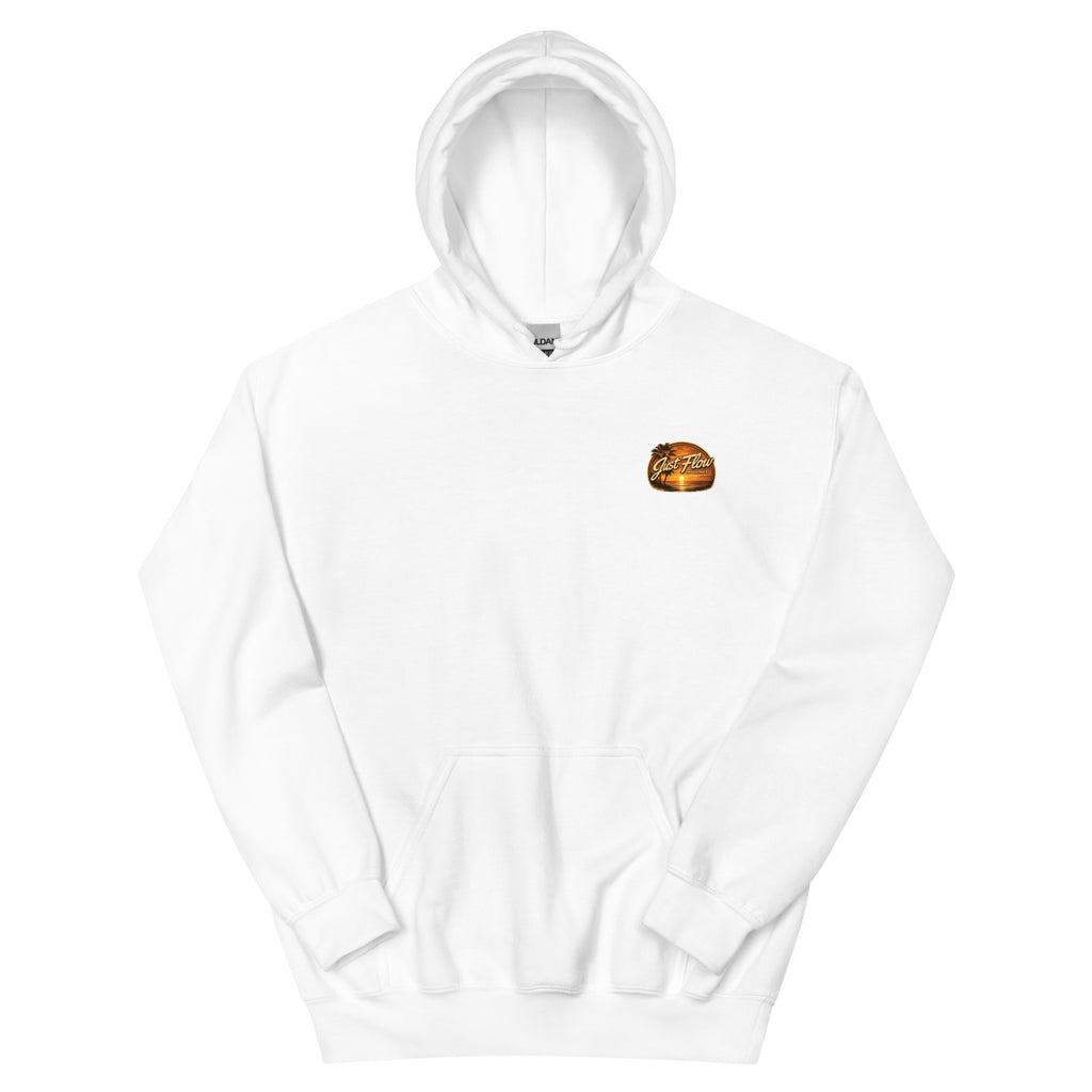 Golden Hour Beach Cruiser hoodie in White, front