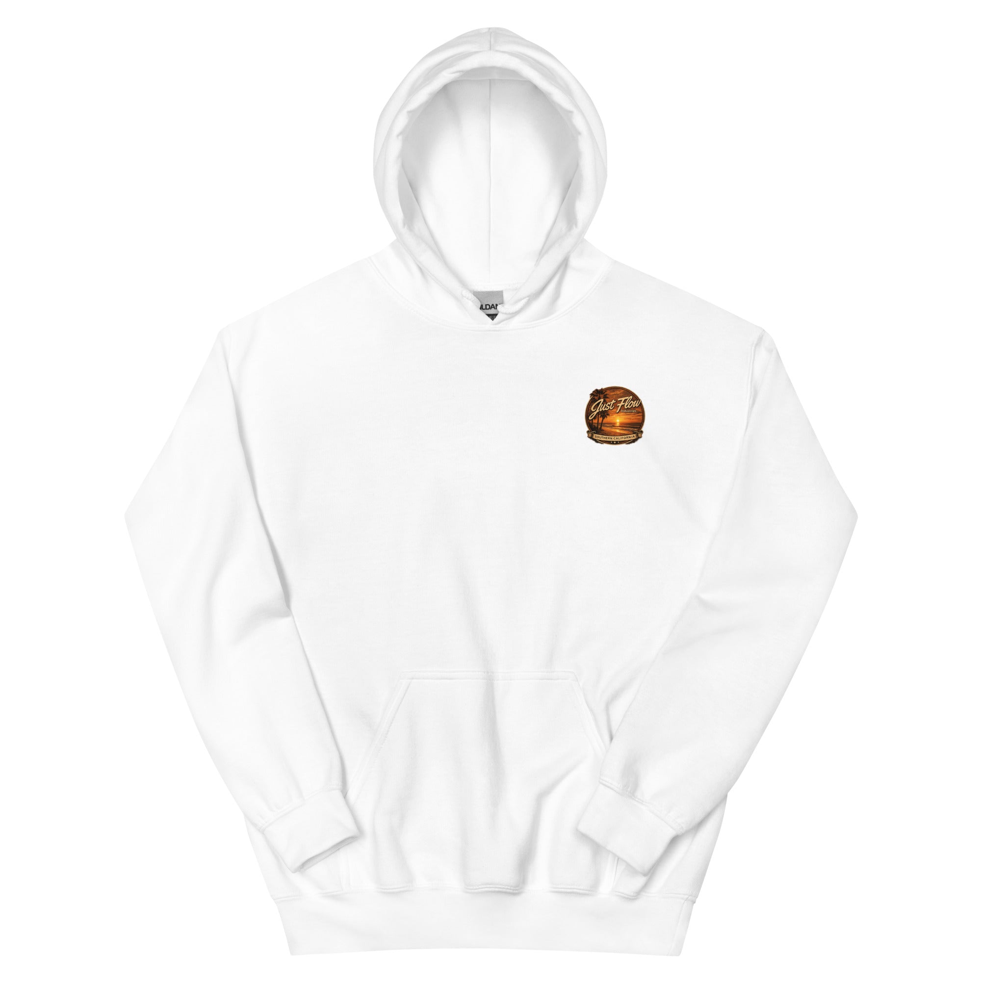 Golden Hour Jet Ski hoodie in White, front