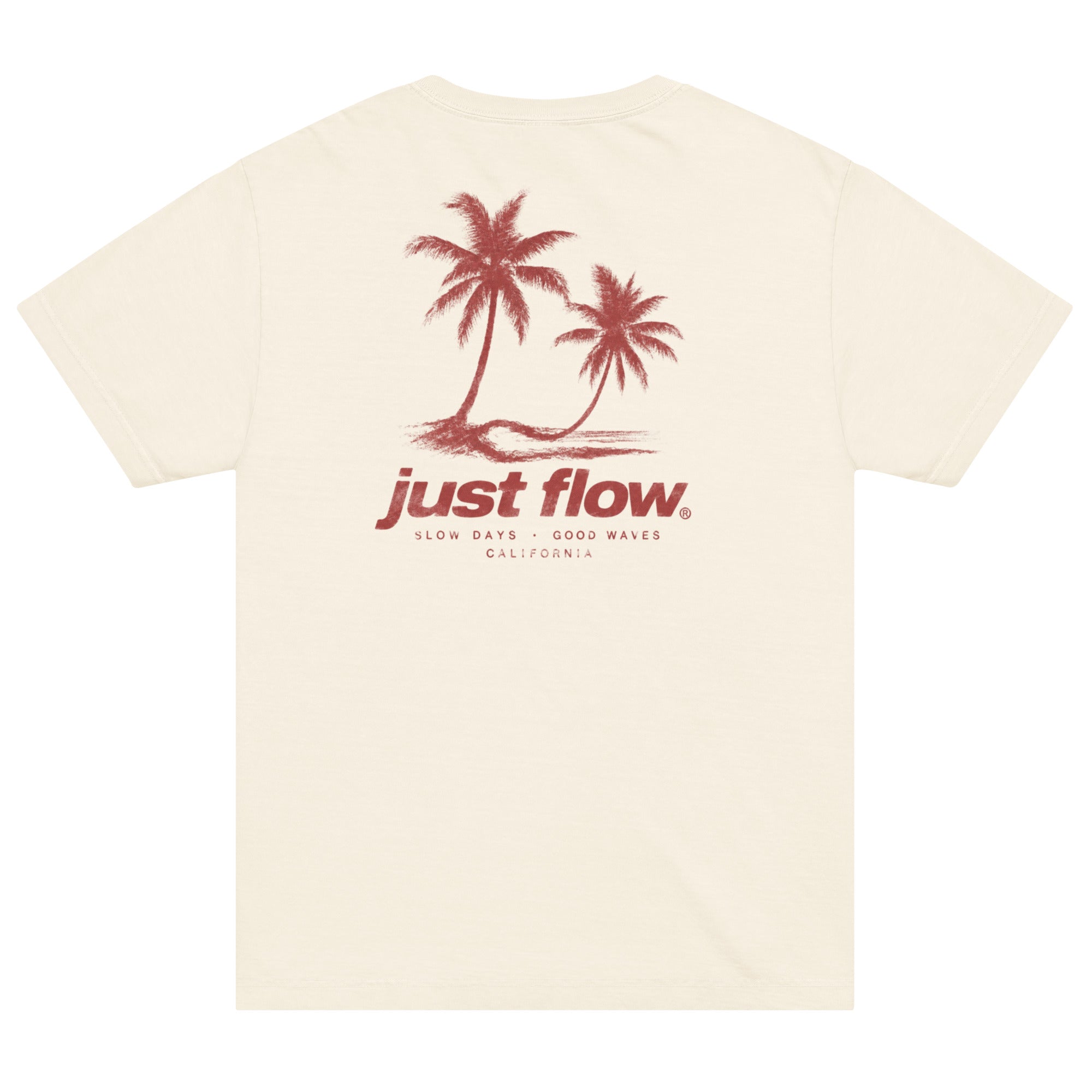 Slow Days Oversized Tee, back print