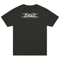 Tribal Oval Oversized Tee in Washed Black, back print